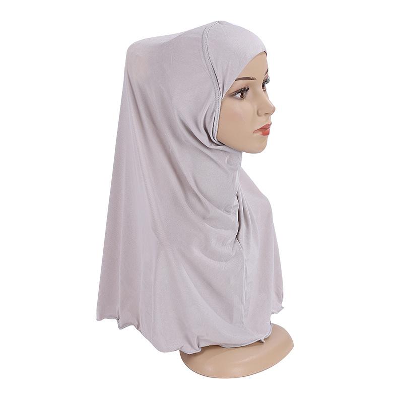Ramadan Hijabs Scarf for Kids Girl 7 To 12 Years Old Muslim Islamic Shawls Soft Stretch Headscarf Malaysia Girl Children Hijabs