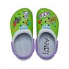 Crocs EVA Fashion Versatile Cartoon Children's Sandals Green Grey Medium Children