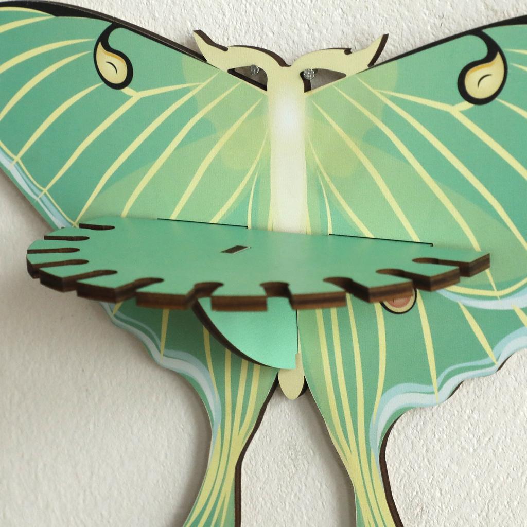 Schmetterling Wandregal Holz Schweberegale Boho Heimdekoration Ausstellungsständer Raumdeko Ästhetisch Frühling Heimdeko Geschenke