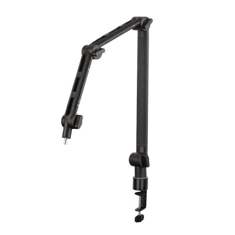 1Pc Universal Cantilever Aluminum Microphone Stand For Mobile Live Streaming Shockproof Folding Desktop Mic Stand For Recording