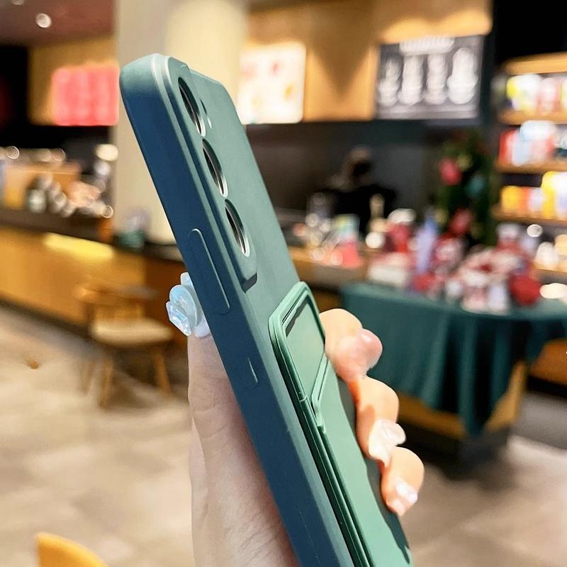 Für Realme 16 Pro Plus 16pro 5G Kartensteckplatz Geldbörse Halter Hülle für Realme 16 Pro+ Silikon Stoßfänger Kameraschutz Hüllen Capa