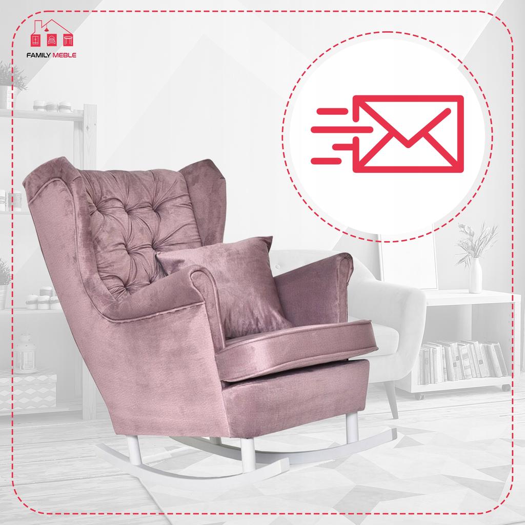 Ohrensessel Gaja Schaukelstuhl skandinavisch Family Meble für stillende Frauen