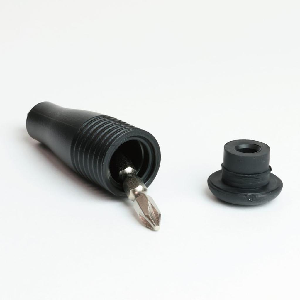 ANEX L-Shaped Adapter, Short, Rigid Type, AKL-571 [Easy to Grip and Use in Tight Spaces], Locking Type, DIY Magnet