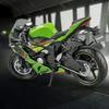 1/12 Kawasaki 600cc Niaja ZX6R Alloy Motorcycle Model Simulation Diecast Metal Street Motorcycle Model Children Toy Gift