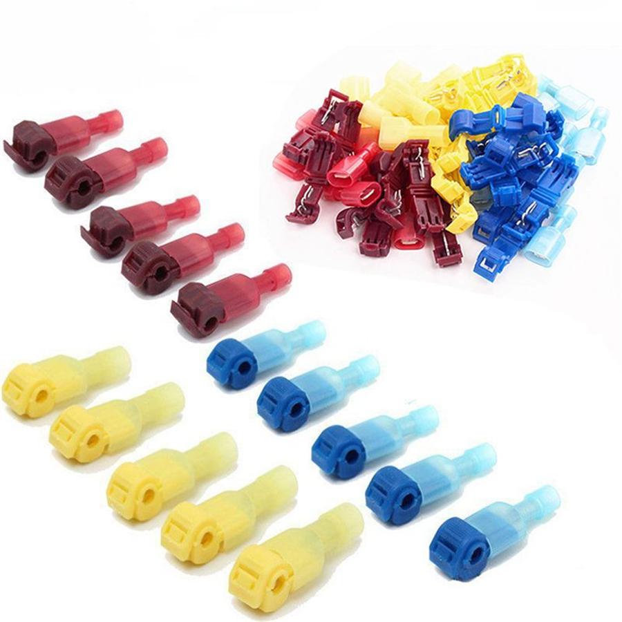 240x 22-10 AWG T-Tap Quick Insulated Splice Wire Terminal Connectors Combo Kit