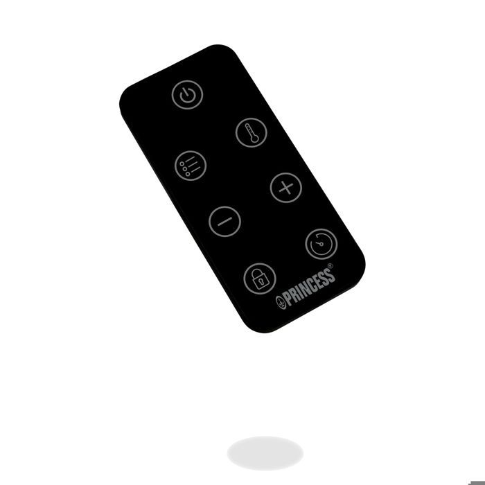 Radiateur Mobile Connecté - PRINCESS - 348415 - 1500 W - Contrôle Smartphone - Noir