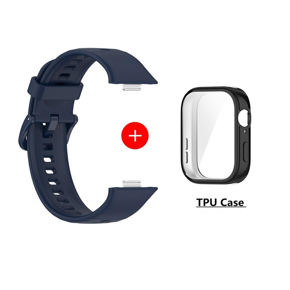 Silikonový řemínek pro hodinky Huawei Watch Fit 3 náhradní řemínek pro Huawei Watch Fit3 Řemínek s ochranným pouzdrem