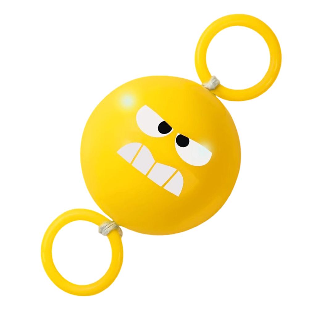 Leuchtende Zugpfeife Flyball-Spielzeug Cartoon Süßigkeitenform Schwungradspinner Aufleuchtendes Spielzeug Bälle Lernspielzeug Geschenke für Kinder
