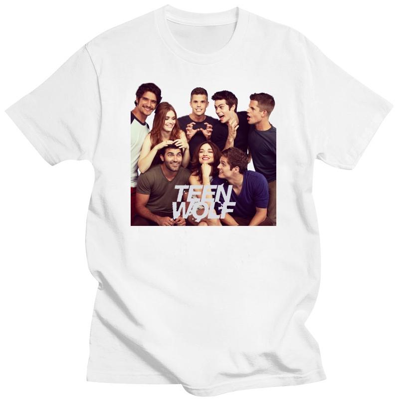 T-shirt Teen Wolf Nouvelle Arrivée Printemps Été T-shirt Unisexe Nouveau Design T-shirt Manches Courtes Blanc Haut Mode Tees Mr430
