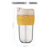 LOCK&LOCK Portable Heat-Resistant Glass Dual-Drink Straw Coffee Cup