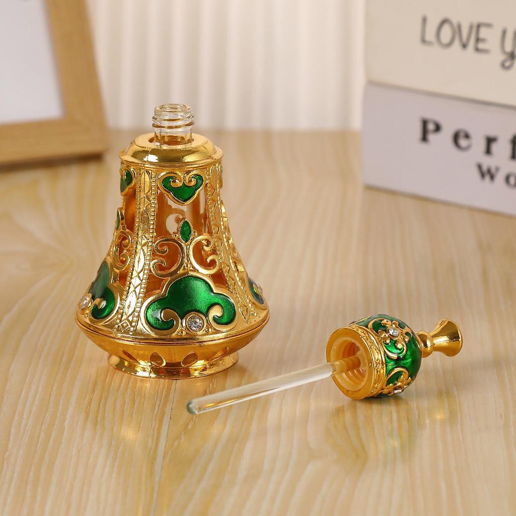 Exquisite Middle East Dubai Glass Perfume & Essential Oil Bottle Ornament