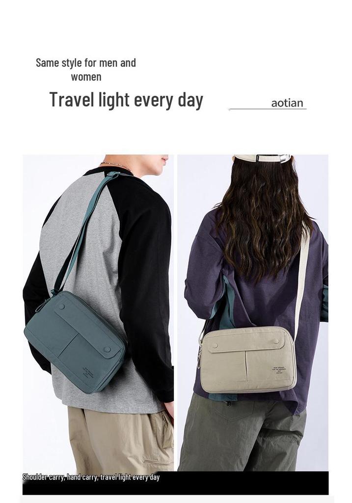 Large Capacity Single-Shoulder Crossbody Bag: Versatile for Commuting, Sports, Outdoor Use, with Multi-functional Phone Pocket and Coin Purse.