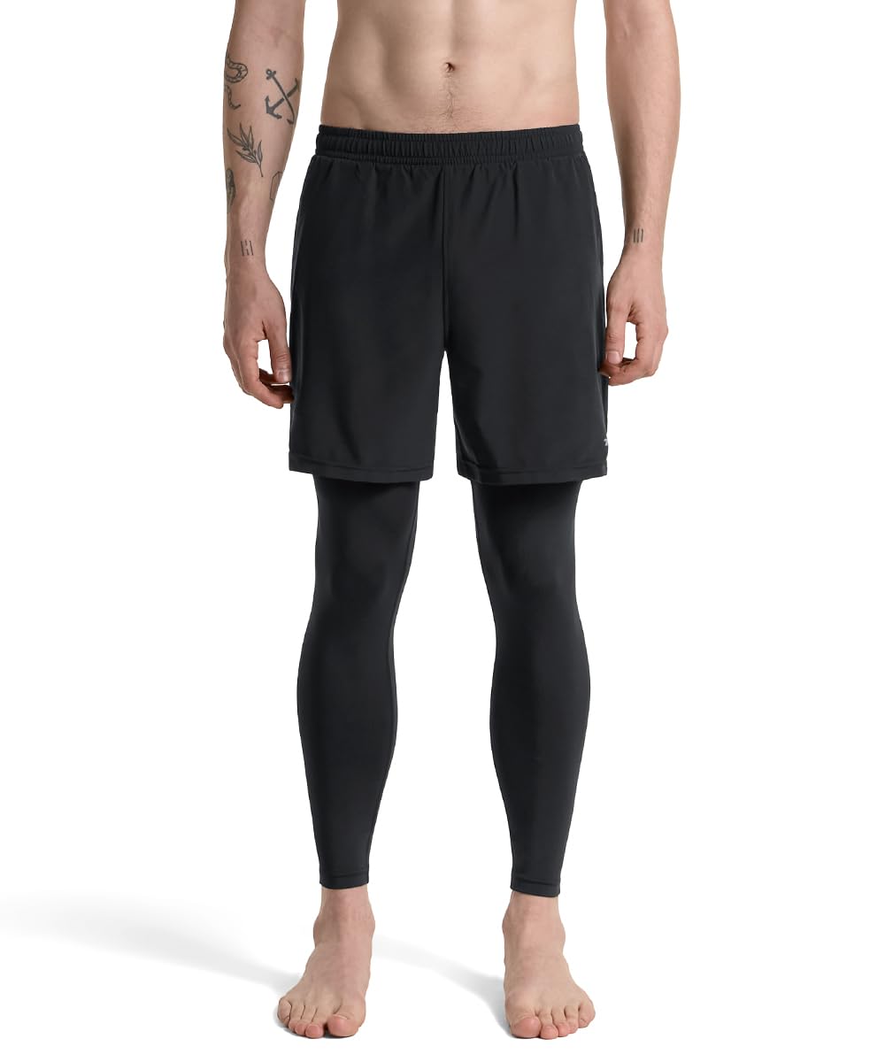 

Tesla Swimsuit with Swim UV Rash Sports for and Marine Summer Swimwear Men s Leggings, Mid-Length, One-Piece Shorts, Amphibious, Breathable, чёрный