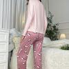 Modelli Autunno e Inverno da Donna in Europa e negli Stati Uniti Abbigliamento da Casa Pigiama Completo Pigiama a Maniche Lunghe Cartone Animato Abbigliamento da Casa