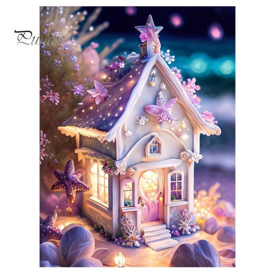 

1 комплект, набор для рисования стразами, изысканное мастерство, мечтательная сказочная картина для домашнего настенного художественного украшения D