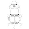 Elastic Fleece Jacquard Gaming Chair Cover Stretch Dustproof Seat Protect Cover Office Computer Seat Covers for Home