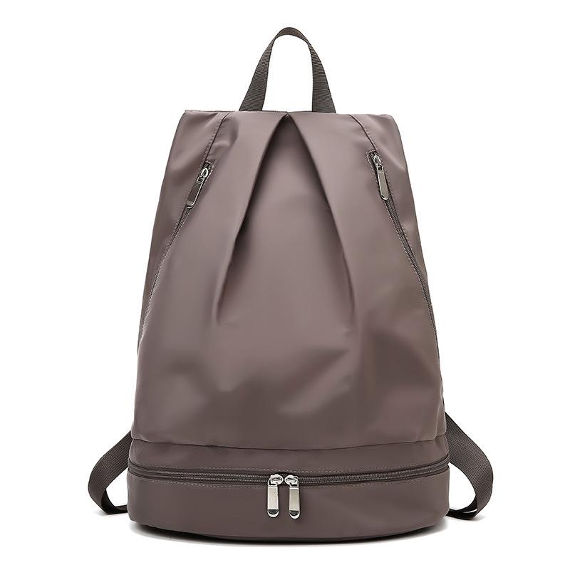 Lightweight Oxford Cloth Travel Backpack with Wet/Dry Shoe Compartment