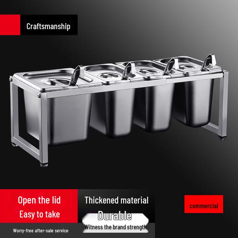 

Stainless Steel 3-Layer Seasoning Box Set