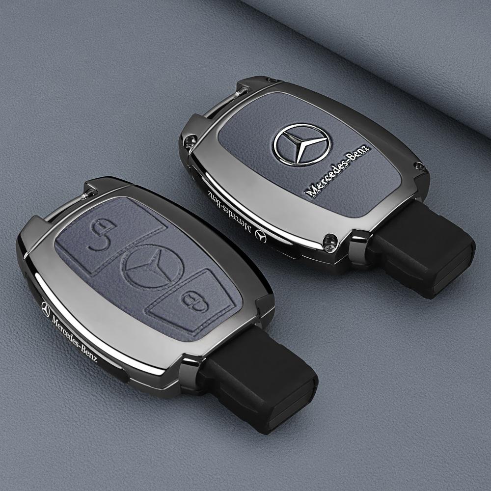 AAUC1 Zinc Alloy Car Remote Key Cover Case Bag For Mercedes Benz A B C E Class GLS GLA GLK GLC CLS CLA AMG W204 W205 W212 W463 W176