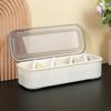 Multi-Compartment Spice Box Set with Spoon: Moisture-Proof Kitchen Seasoning Storage