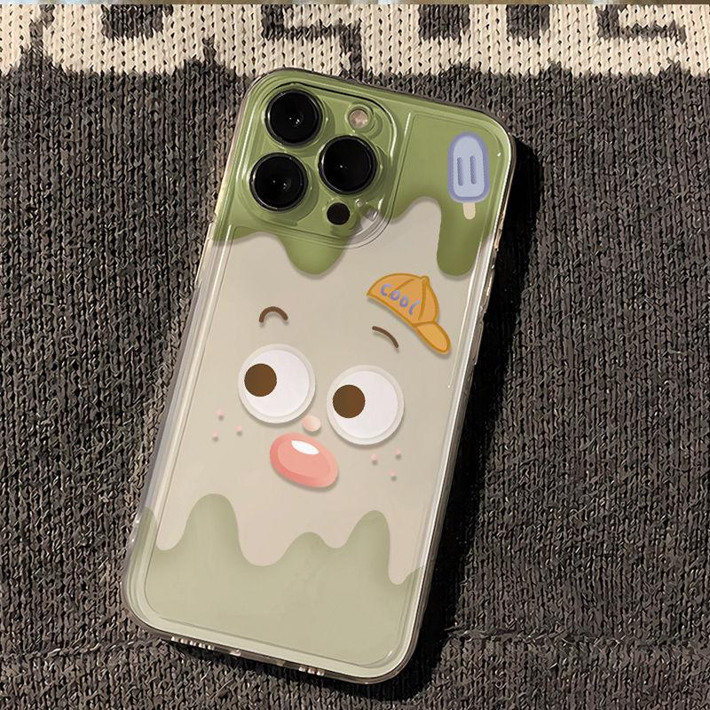 

Милое мороженое совместимо с чехлом для телефона Apple 16 15plus, матовый 13 силиконовый 12, мини-защитный чехол 14promax Apple 6