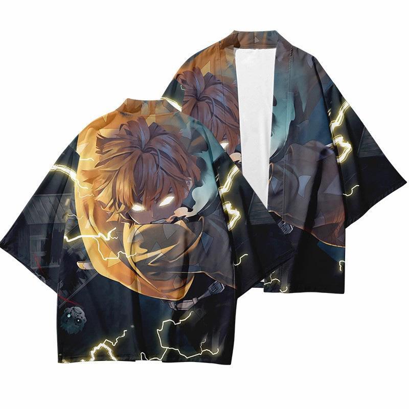 Sun Man Ghost Destroyer Blade Kimono Cloak Couple Casual Jacket 3D Digital Printing Cardigan Sunscreen Clothing