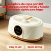 Secadora de ropa portátil plegable con control remoto y función de secado rápido para hogar