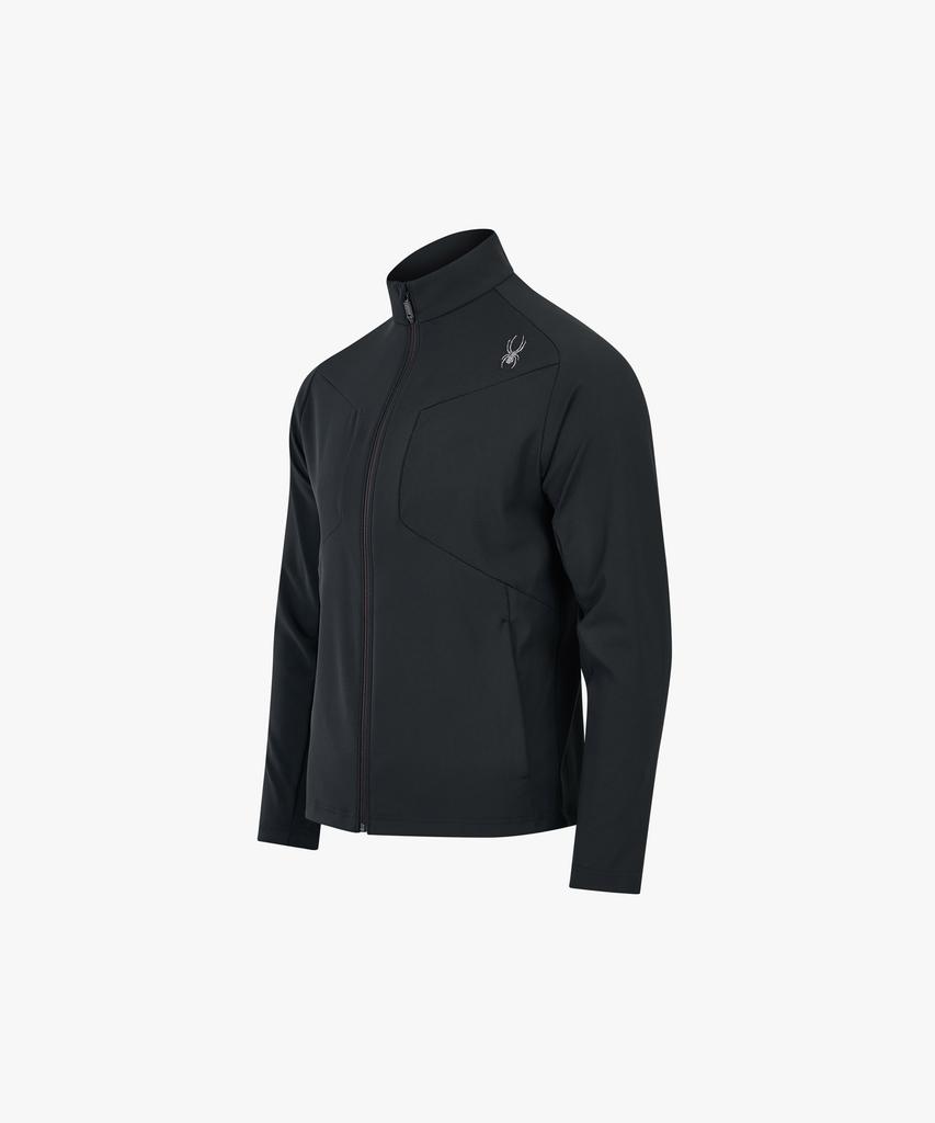 Spyder Men'S Performance Light Brush Track Top Zip-Up Spjfcnft202Mblk