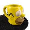 The Simpsons Yellow Ceramic Mug 3D Cartoon Coffee Cup Funny Novelty Gift for Friends