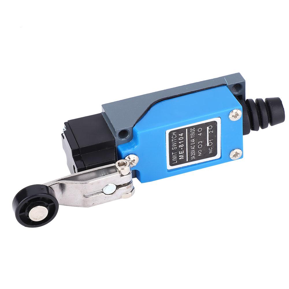 ME 8104 Limit Switch 250VAC 50 60Hz 115VDC Adjustable Roller Lever Micro Switch 12 X 4 X 2.7cm