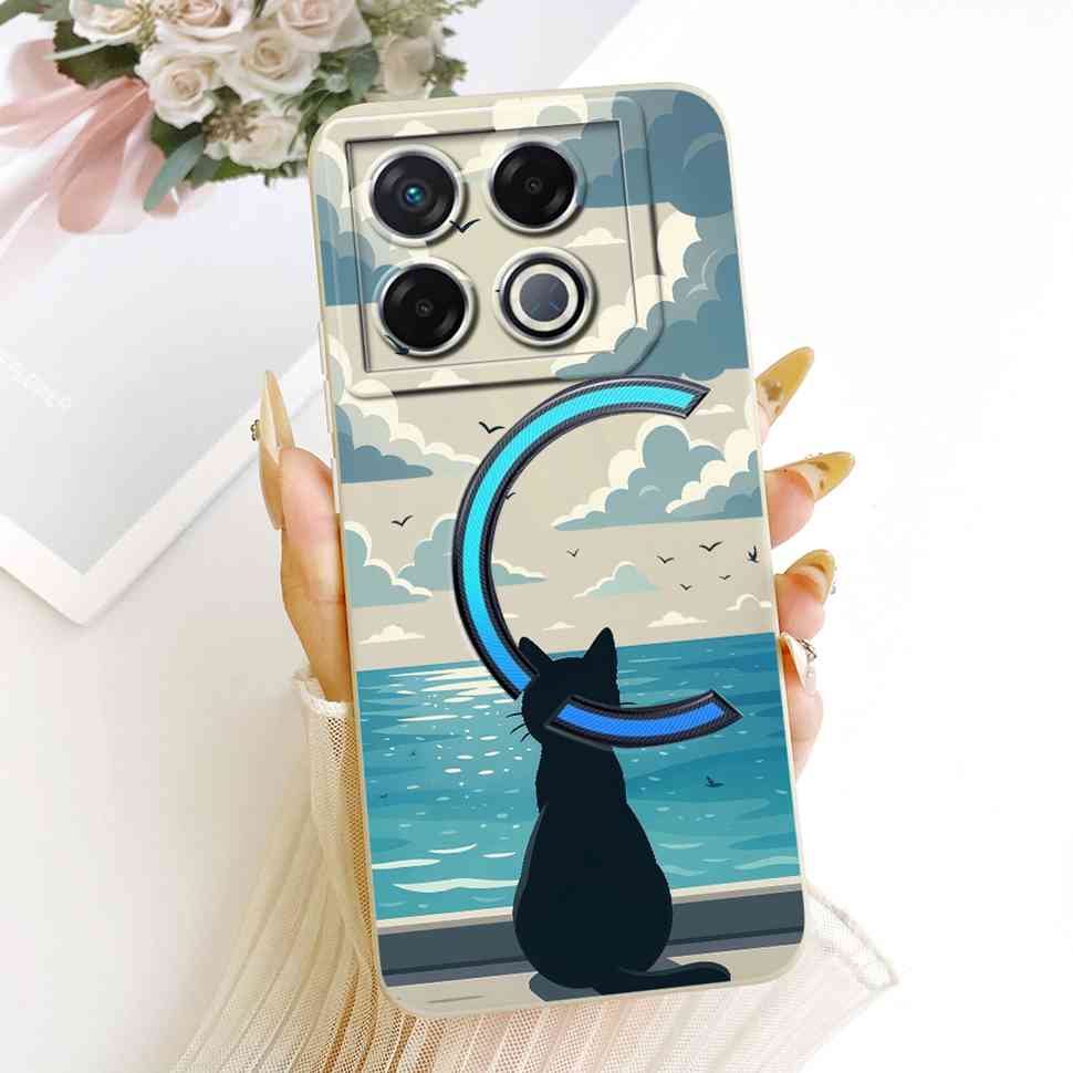 For Infinix GT 20 GT20 Pro Case Lucky Cute Cat Rabbit Cartoon Pattern Back Cover For Infinix GT 20Pro X6871 Phone Shell Coque
