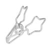 100Pcs Star   Clips Hollow Out Cartoon   Strong Clamping Sturdy Small Paper Clips for Documents Clothes Papers