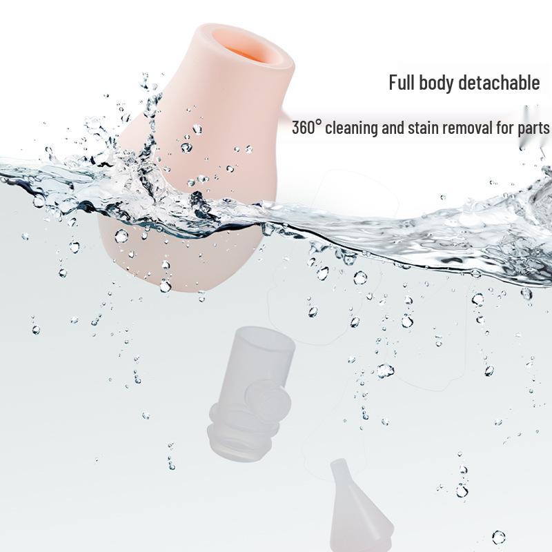 Silicone Anti-Backflow Infant Nasal Aspirator - Manual Pump Nasal Mucus Cleaner