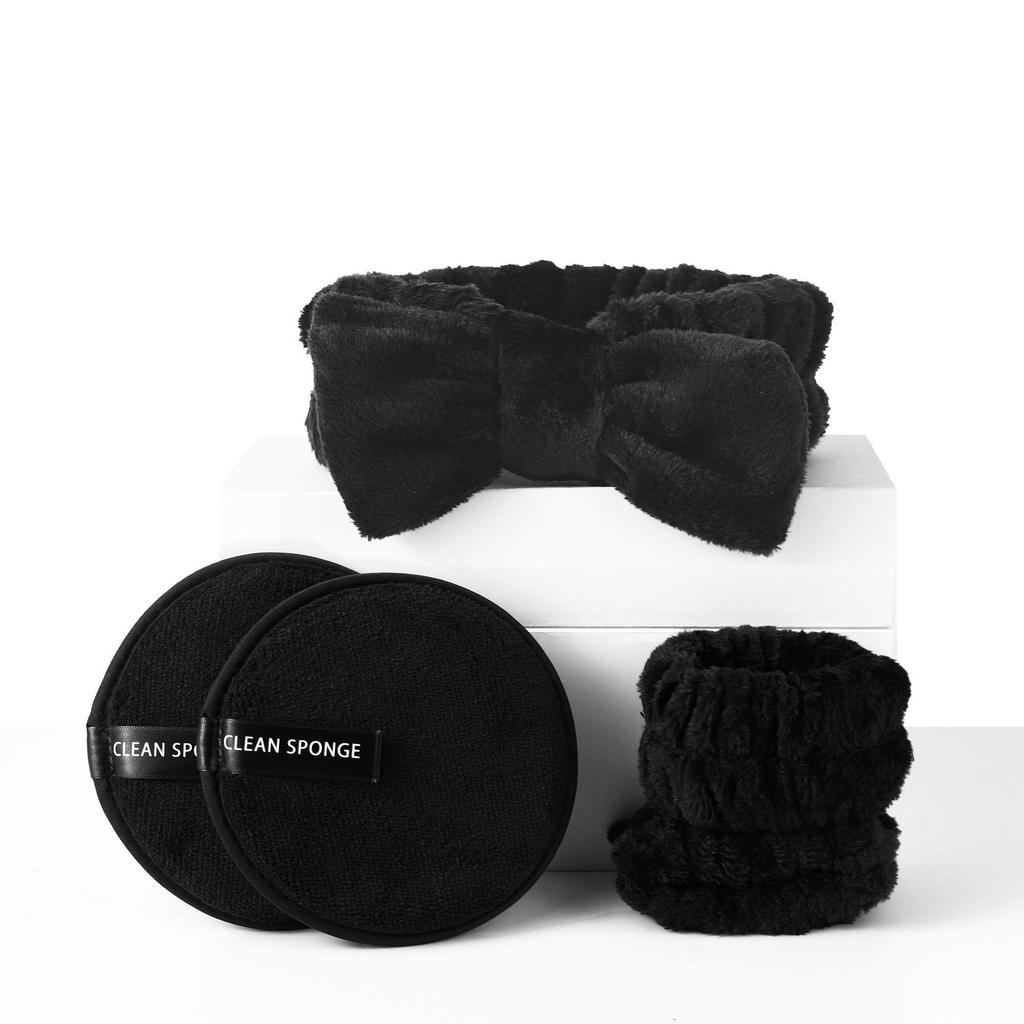 Multi-piece Powder Puff Set: Includes Beauty Blender, Thumb Puff, Mini Puff, and Cotton Puff In 5/14/19/25/34-piece Options.