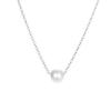 1/3PCS Imitation Pearl Charms Lariat Stainless Steel Jewelry Collarbone Chain Choker Adjustable Collar Necklace For Women