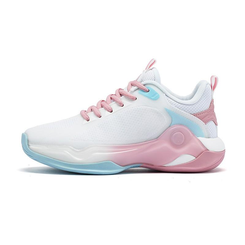 Unisex Youth Basketball Shoes Mid-Cut Mesh Upper Lightweight Breathable Court Outdoor Sport Sneakers