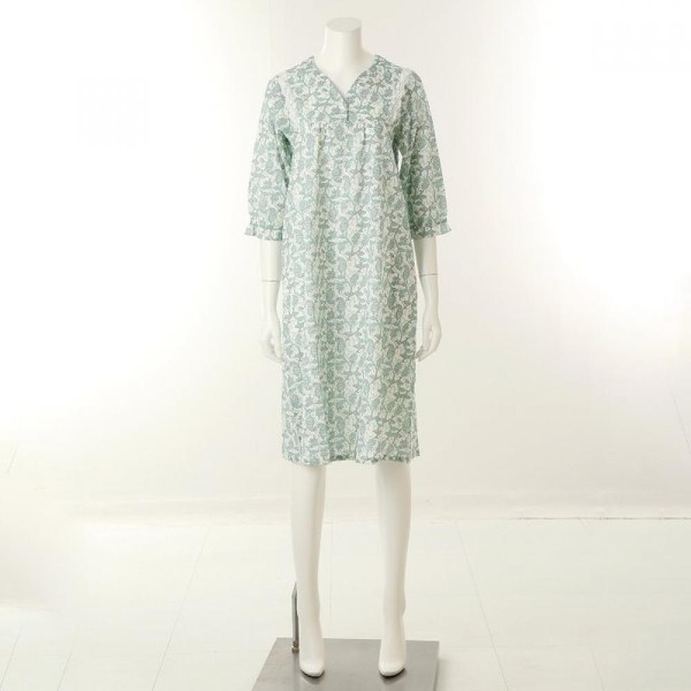 

Venus Green Floral Print Indoor Dress Vev3914l Mint (MT)/100