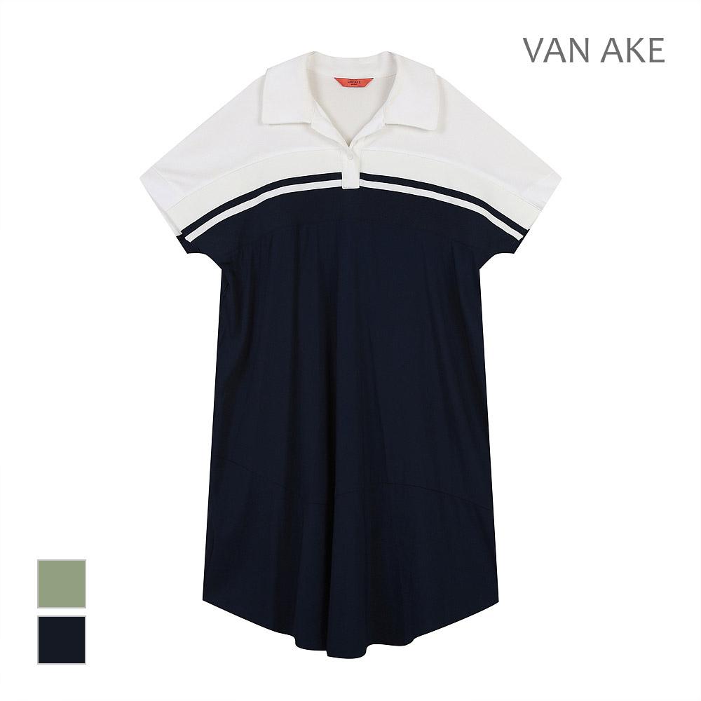 VANAKE Texture Block Cotton Dress_Vb38Opud04A