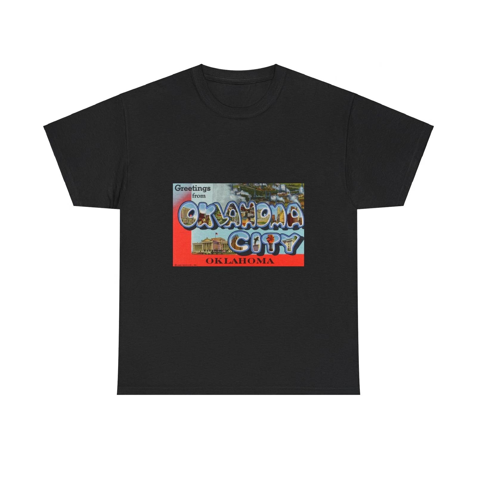 Greetings from Oklahoma City Oklahoma (Greeting Postcards) T shirt 4XL