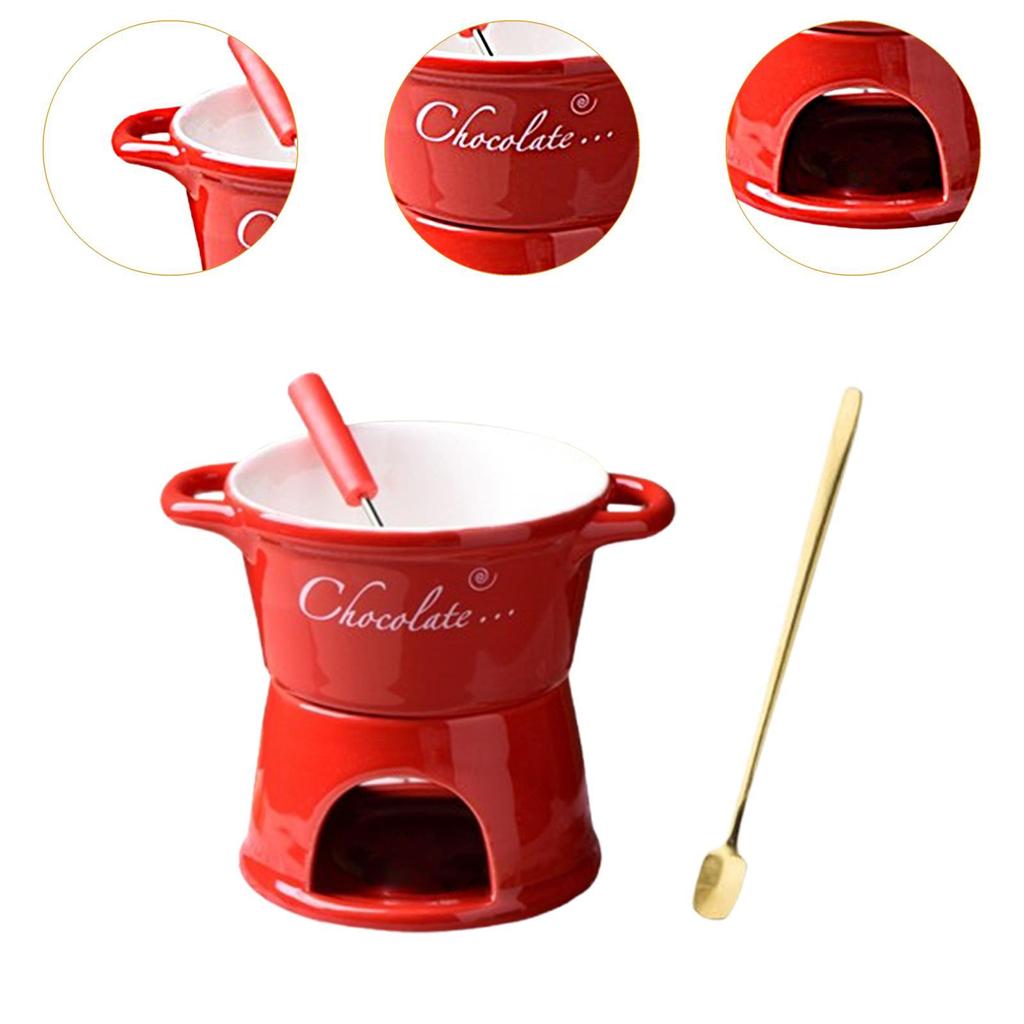Fondue Mug Butter Melt Pot Cookware Candy Hot Pot for Dinner Wedding Kitchen