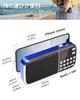 Gemean J-189 USB Mini rádio, Dobíjecí, Bluetooth, Přenosné, Široké FMAM, se svítilnou, Podporuje AUX, SD a MP3