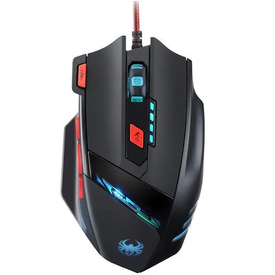 Nova Wired Gaming 9200 DPI 8 Programmable RGB High Ergonomic Optical Gaming Durable for Gaming and Office Windows Compatible (Black) Mouse,