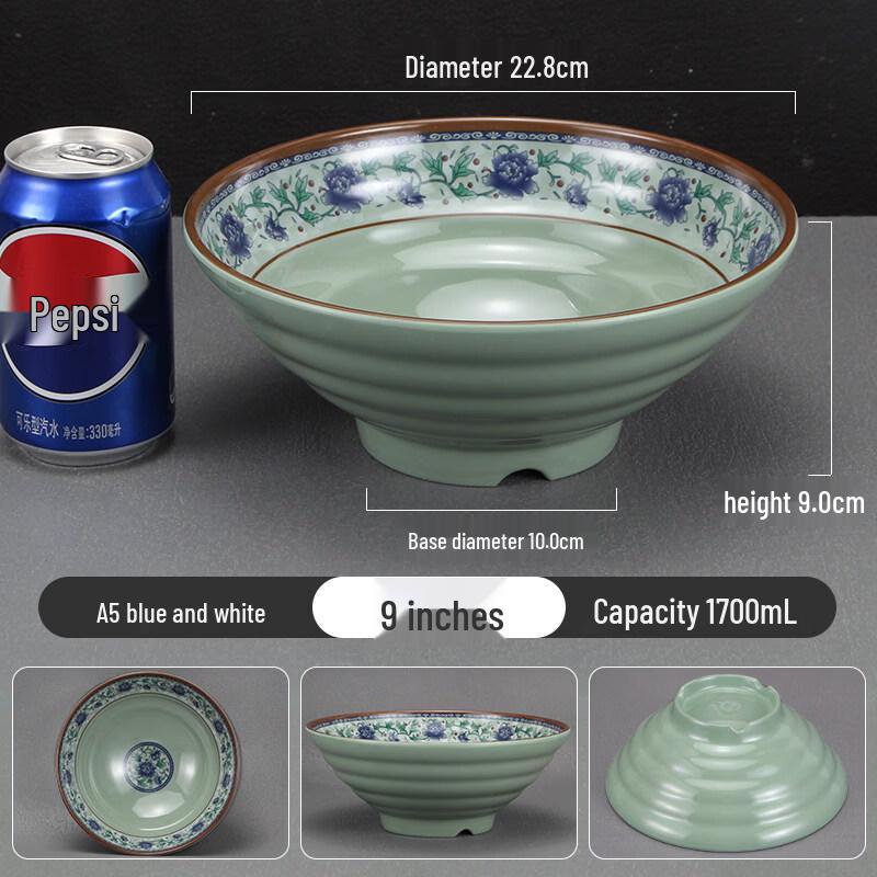 Chinese Style Thickened Melamine Noodle Bowl