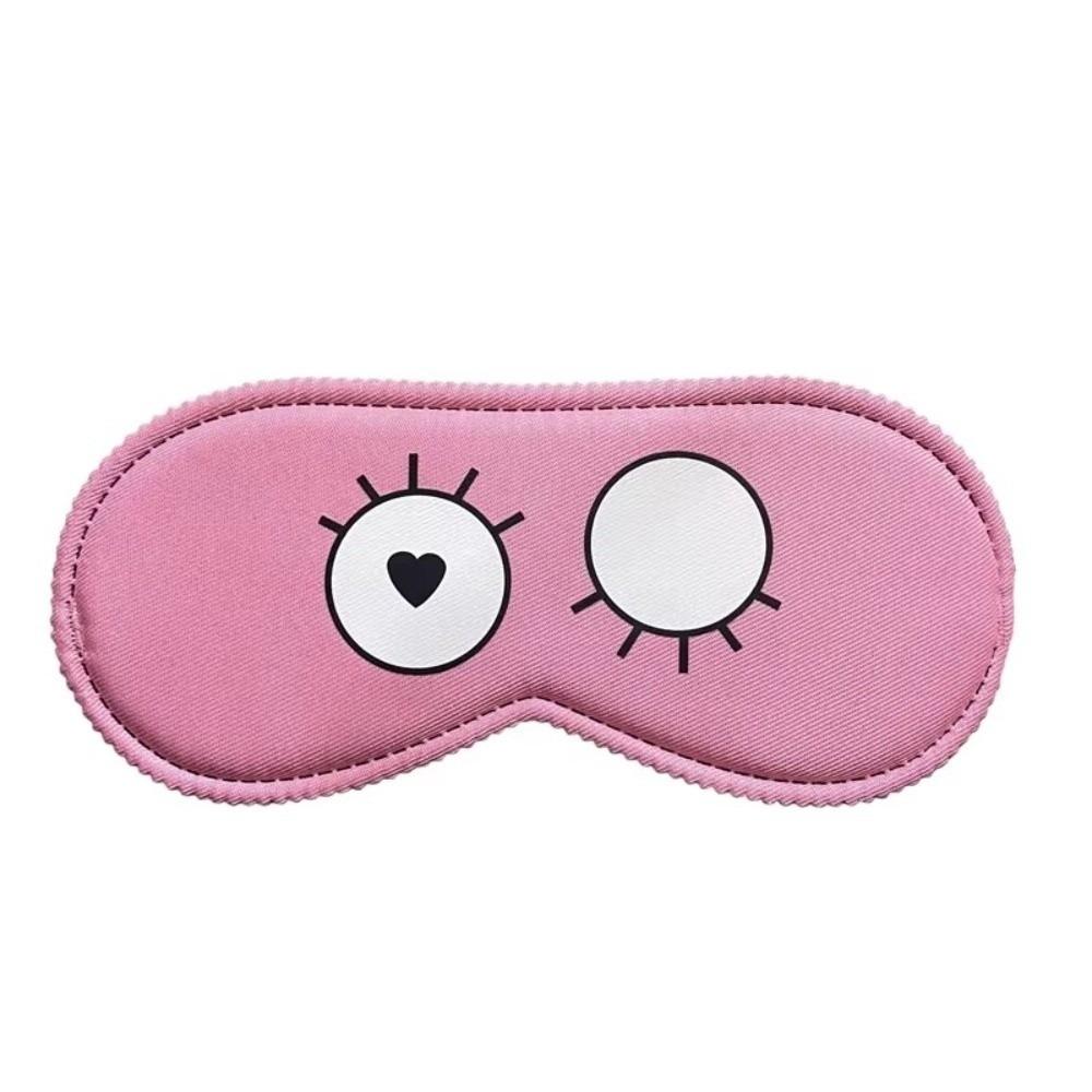 Cartoon Pattern Eye Cover Concave Comfort Blindfold Cute Style Sleeping Eye Mask for Women Men