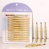 Magrinta - Set of 12: Stainless Steel Eyebrow Tweezers