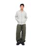 Aakam Knitted Zip-Up Hoodie (Ivory)