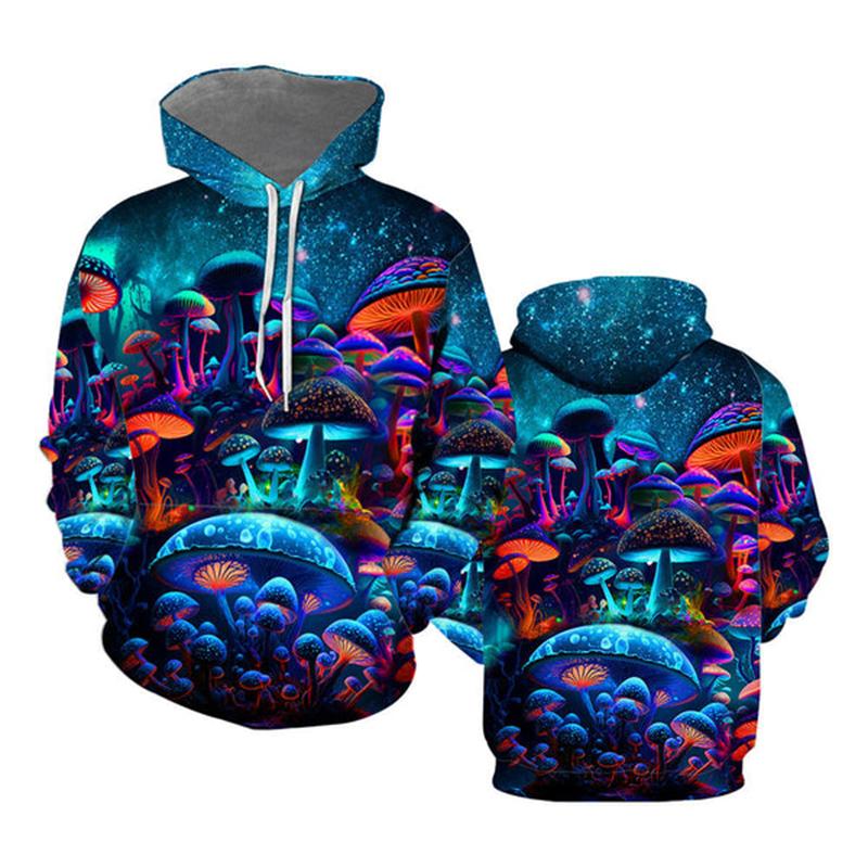 

Смешной узор гриба 3D принт толстовка с капюшоном для мужчин и женщин уличная одежда толстовки свободные свитера с капюшоном толстовки топы одежда XS