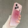 Capa de Celular de Vidro Temperado Metálico Rosa com Design de Cruz Sagrada Para iPhone 17 16 15 14 13 12 11 Pro Max 15 14 Plus 17 Air 16E Capa
