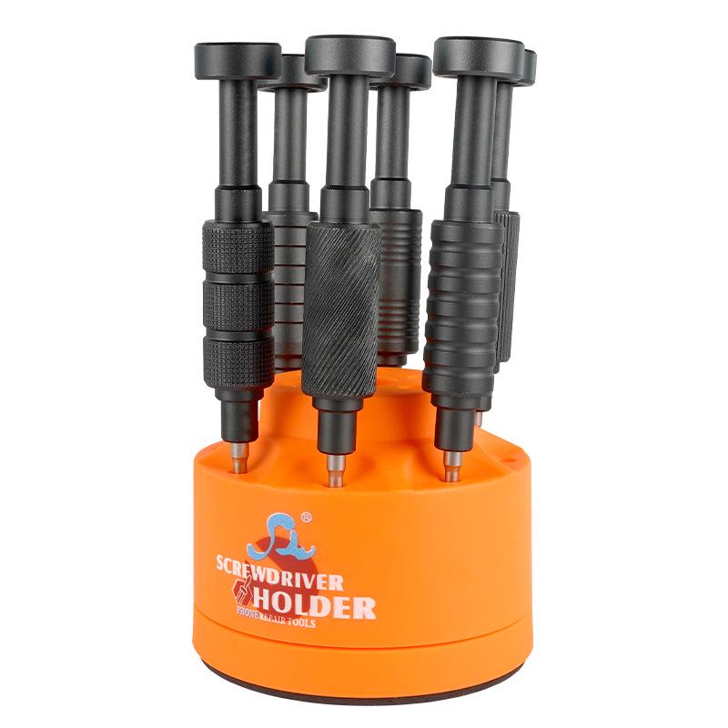 S2 Mini Steel Magnetic Screwdriver Set for Apple Phone Repair with Bit Storage Tray