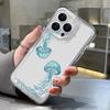 Octopus Starfish Pattern Case For iPhone 17 Pro Max Coque iPhone 16 15 14 13 Pro Max 11 Clear TPU Silicone Soft Cover